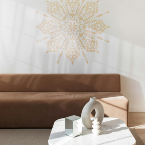 Mandala, nordic stencil, stencil, šabloon, trafarett, sabloon, zabloon, seinakleepsud, seinamaaling, seinamuster, muster, hippie, hippiemuster