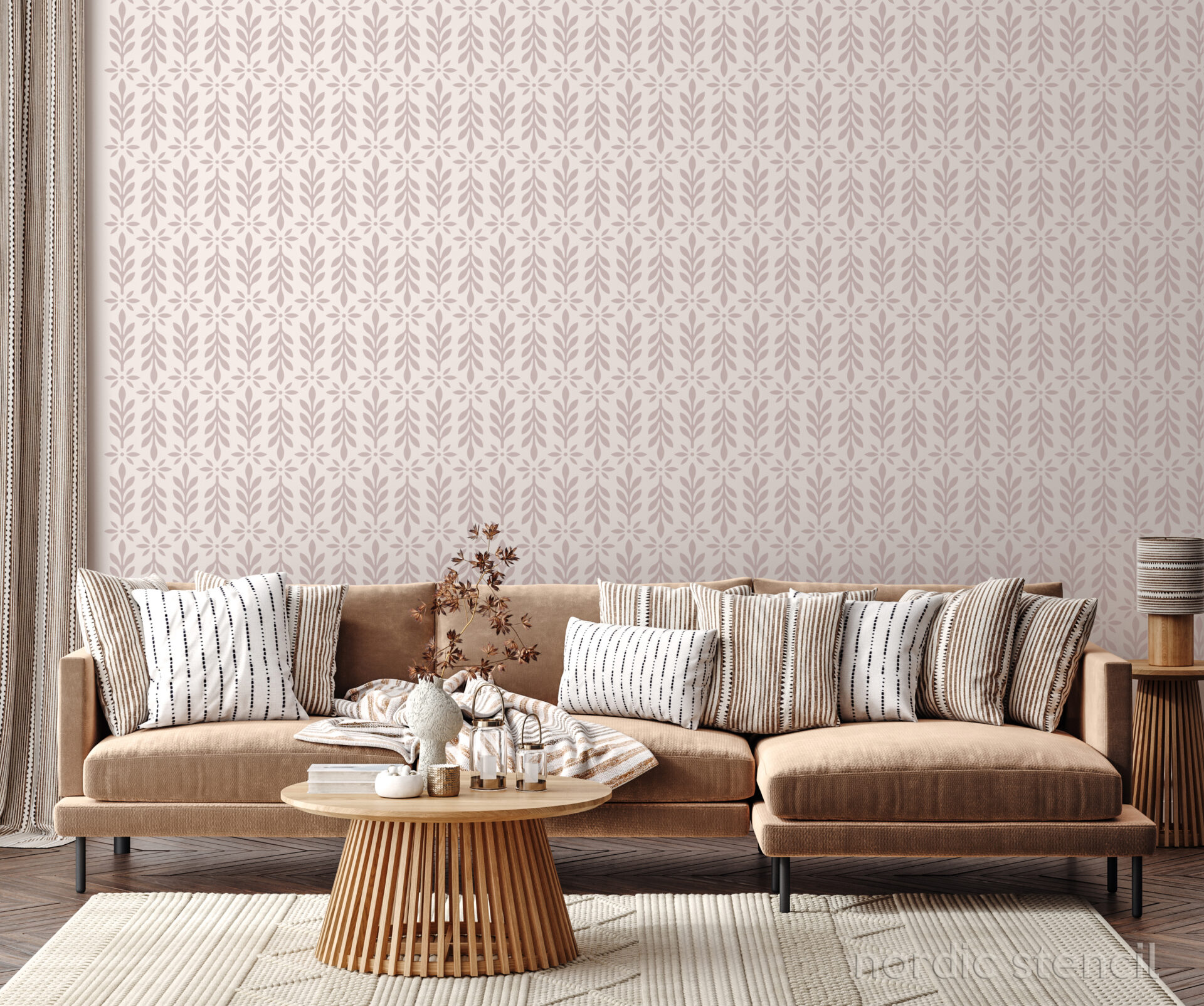 nordic stencil, stencil, šabloon, trafarett, sabloon, zabloon, seinakleepsud, seinamaaling, seinamuster, muster