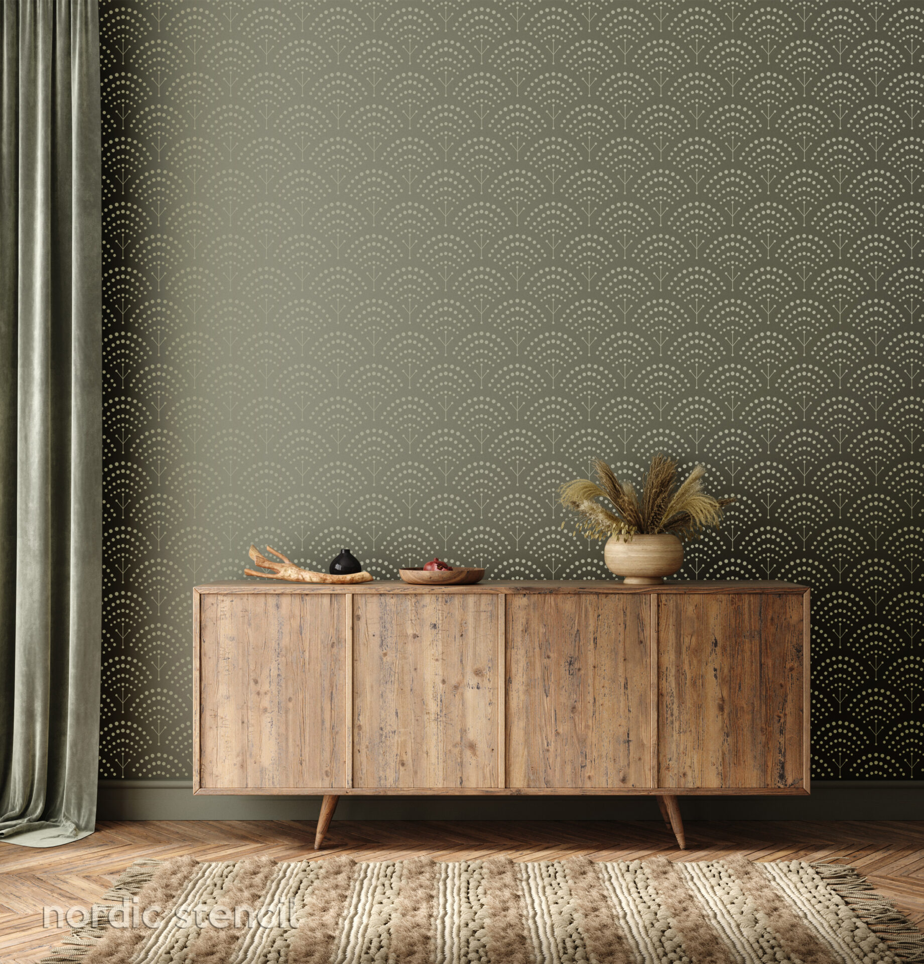 Šabloon Art Deco Elegance 100x60cm - Image 3